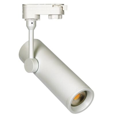 ΣΠΟΤ ΡΑΓΑΣ ΑΛΟΥΜΙΝΙΟΥ 240V GU10/PAR16 MAX35W L22cm IP20 ΛΕΥΚΟ  VK/04052TR/W/L VK