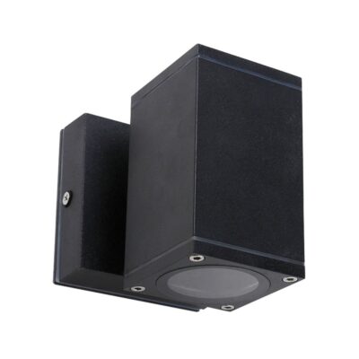 ΦΩΤΙΣΤΙΚΟ TOIXOY 240V MAX35W GU10 IP54 6X6X11.2X10(depth)cm ΜΑΥΡΟ  VK/01067/B VK