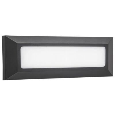 ΦΩΤΙΣΤΙΚΟ LED ΤΟΙΧΟΥ 220-240V 4.4W 6000K 180lm CRI>80 IP65 23X8X2.7cm ΑΝΘΡΑΚΙ  VK/02024/AN/D VK