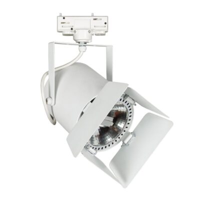 ΣΠΟΤ ΡΑΓΑΣ ΑΛΟΥΜΙΝΙΟΥ ΜΕ ΠΤΕΡΥΓΙΑ 240V E27 max50w L15cm IP20 ΛΕΥΚΟ VK/04071E/PAR30/W VK