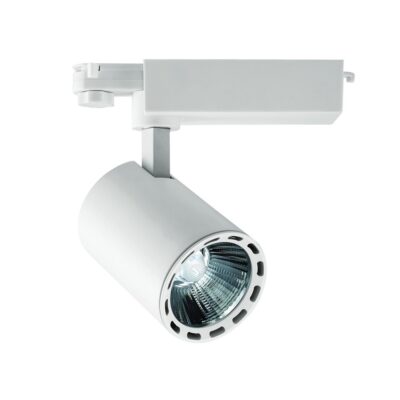 ΣΠΟΤ ΡΑΓΑΣ ΑΛΟΥΜΙΝΙΟΥ LED COB 220-240V 30W 4000K 2.100lm 24° IP20 ΛΕΥΚΟ VK/04081/W/C/24 VK
