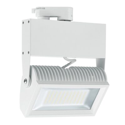 ΣΠΟΤ ΡΑΓΑΣ ΑΛΟΥΜΙΝΙΟΥ LED SMD 220-240V 45W 4000K 3.775lm 90° IP20 ΛΕΥΚΟ  VK/04107/W/C VK