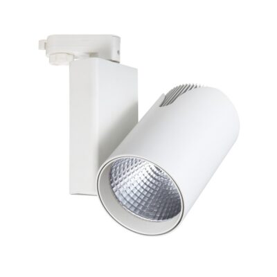 ΣΠΟΤ ΡΑΓΑΣ ΑΛΟΥΜΙΝΙΟΥ LED COB 220-240V 30W 4000K  2.400lm 36° IP20 ΛΕΥΚΟ VK/04117/W/C/36 VK