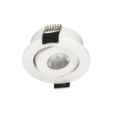 ΣΠΟΤ LED ΧΩΝΕΥΤΟ ΚΙΝΗΤΟ 3W 3000K 150lm 30° IP20 ΛΕΥΚΟ VK/04126/W/W VK