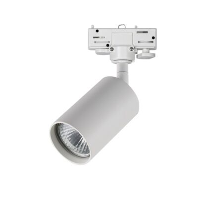 ΣΠΟΤ ΡΑΓΑΣ ΑΛΟΥΜΙΝΙΟΥ 240V GU10/PAR16 MAX35W L12.8cm IP20 ΛΕΥΚΟ  VK/03093TR/W VK