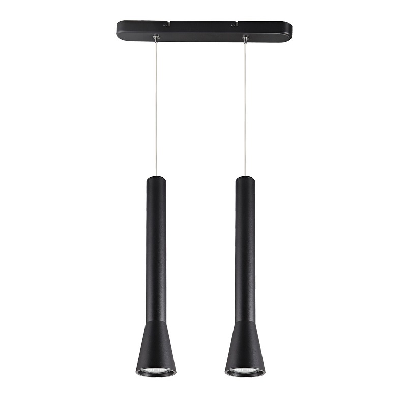 ΦΩΤΙΣΤΙΚΟ ΚΡΕΜΑΣΤΟ ΑΛΟΥΜΙΝΙΟΥ 240V 2XGU10 MAX 2X35W IP20 2X26X150cm ΜΑΥΡΟ VK/03105PE/2/B