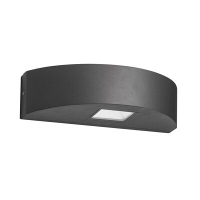 ΦΩΤΙΣΤΙΚΟ LED ΤΟΙΧΟΥ 230V 6W 3000K 254lm CRI>80 IP54 22.2X6.2X9.2cm ΑΝΘΡΑΚΙ  VK/02041/AN/W VK