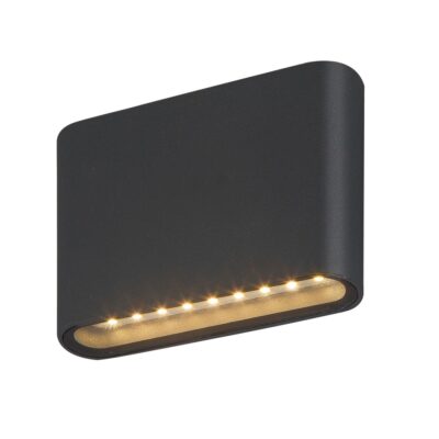 ΦΩΤΙΣΤΙΚΟ LED ΤΟΙΧΟΥ 220-240V 4W 3000K 497lm CRI>80 IP54 11.6X9.2X3.1cm ΑΝΘΡΑΚΙ  VK/02047/AN/W VK