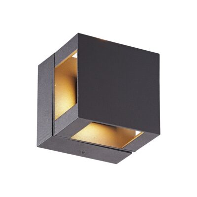 ΦΩΤΙΣΤΙΚΟ LED ΤΟΙΧΟΥ 220-240V 12W 300K 303lm CRI>80 IP54 10X10X9.4cm ΑΝΘΡΑΚΙ  VK/02050/AN/W VK
