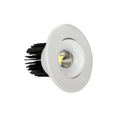 ΣΠΟΤ LED ΧΩΝΕΥΤΟ ΚΙΝΗΤΟ 10W 4000K 800lm  38° IP20 ΛΕΥΚΟ ΜΑΤ VK/04135/W/C VK