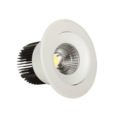 ΣΠΟΤ LED ΧΩΝΕΥΤΟ ΚΙΝΗΤΟ 20W 3000K 1.600lm 38° IP20 ΛΕΥΚΟ ΜΑΤ VK/04136/W/W VK