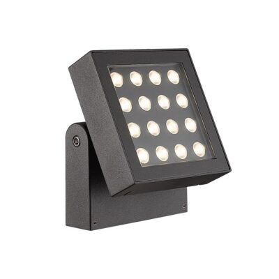 ΦΩΤΙΣΤΙΚΟ LED ΤΟΙΧΟΥ 200-240V 16W 3000K 1001lm CRI>82 IP65 15.5X16.2X8.4cm ΑΝΘΡΑΚΙ  VK/02122/AN/W VK