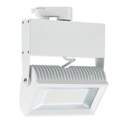 ΣΠΟΤ ΡΑΓΑΣ ΑΛΟΥΜΙΝΙΟΥ LED SMD 220-240V 45W 3000K 3.775lm 90° IP20 ΛΕΥΚΟ