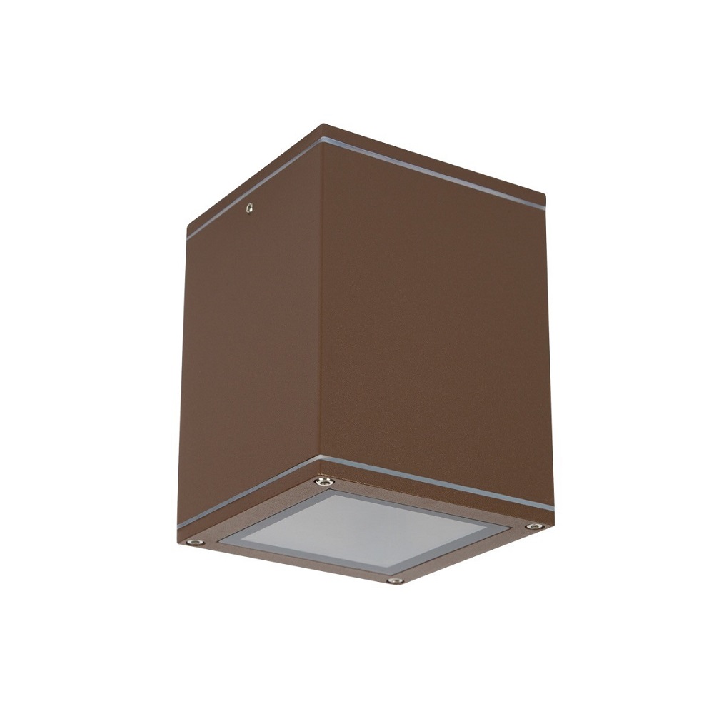 ΣΠΟΤ ΟΡΟΦΗΣ 240V E27/PAR30 ή A60 MAX20W LED IP54 10.8x10.8x16cm ΚΑΦΕ ΣΚΟΥΡΙΑΣ VK/01066/BR VK