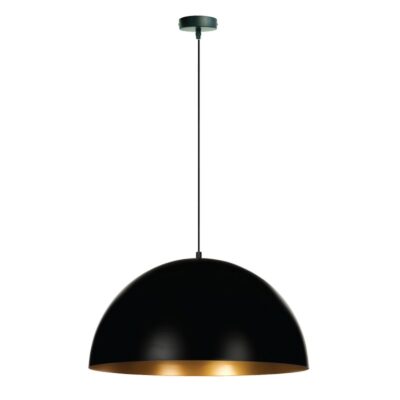 ΦΩΤΙΣΤΙΚΟ ΚΡΕΜΑΣΤΟ 240V E27 MAX60W IP20 50X25cm ΜΑΥΡΟ-ΧΡΥΣΟ  VK/03153/PE/B/GD VK