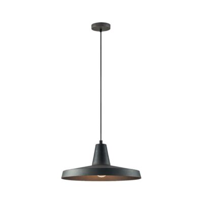 ΦΩΤΙΣΤΙΚΟ ΚΡΕΜΑΣΤΟ ΜΕΤΑΛΛΙΚΟ 240V E27 MAX 40W IP20 30X15.5Acm ΣΚΟΥΡΟ ΓΚΡΙ  VK/03166/G VK