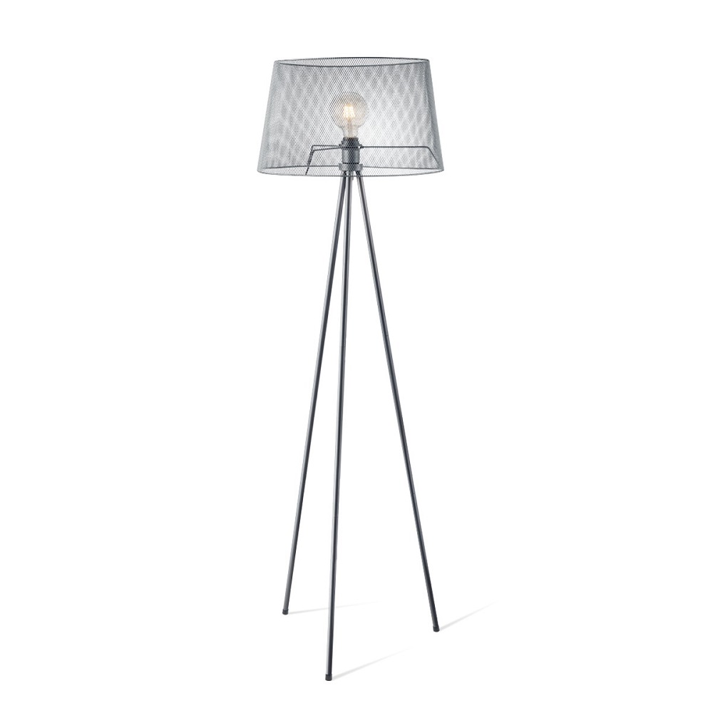 ΦΩΤΙΣΤΙΚΟ ΔΑΠΕΔΟΥ ΜΕΤΑΛΛΙΚΟ Ε27 IP20 Φ45x157cm ΓΚΡΙ VK/03169/G VK