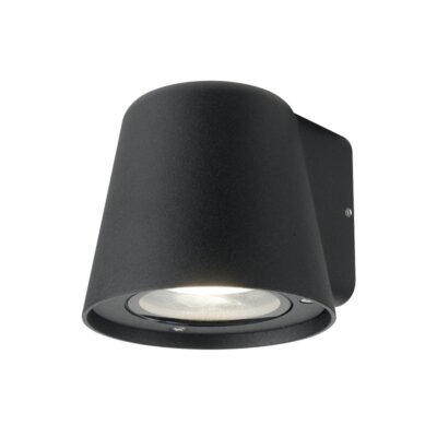 ΦΩΤΙΣΤΙΚΟ ΤΟΙΧΟΥ 220-240V MAX28W GU10 IP54 10X9X11cm ΜΑΥΡΟ  VK/01095/B VK