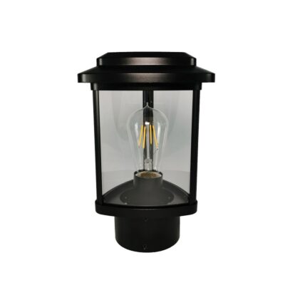 ΦΩΤΙΣΤΙΚΟ ΦΑΝΑΡΙ ΔΑΠΕΔΟΥ 230V MAX60W E27 IP23 17.4X60cm ΜΑΥΡΟ  VK/03203/30/B VK