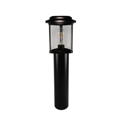 ΦΩΤΙΣΤΙΚΟ ΦΑΝΑΡΙ ΔΑΠΕΔΟΥ 230V MAX60W E27 IP23 17.4X60cm ΜΑΥΡΟ  VK/03203/60/B VK