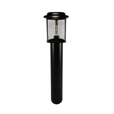 ΦΩΤΙΣΤΙΚΟ ΦΑΝΑΡΙ ΔΑΠΕΔΟΥ 230V MAX60W E27 IP23 17.4X80cm ΜΑΥΡΟ  VK/03203/80/B VK