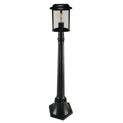 ΦΩΤΙΣΤΙΚΟ ΦΑΝΑΡΙ ΔΑΠΕΔΟΥ 230V MAX60W E27 IP23 24.8X101cm ΜΑΥΡΟ  VK/03203/100/B VK