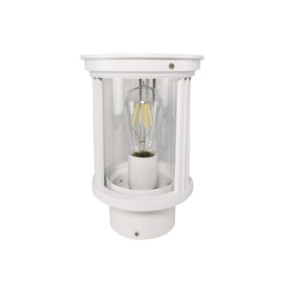 ΦΩΤΙΣΤΙΚΟ ΦΑΝΑΡΙ ΔΑΠΕΔΟΥ 230V MAX60W E27 IP23 17.1X24.8cm ΛΕΥΚΟ  VK/03204/25/W VK