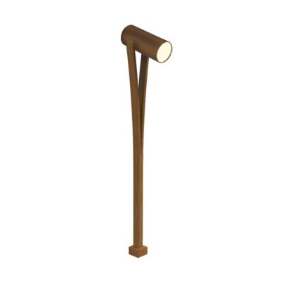 ΦΩΤΙΣΤΙΚΟ LED ΔΑΠΕΔΟΥ 100-240V 10W 3000K 500lm IP54 7.5X19.4X80cm ΚΑΦΕ ΣΚΟΥΡΙΑΣ  VK/02157/BR/W VK