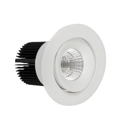 ΣΠΟΤ LED ΧΩΝΕΥΤΟ ΚΙΝΗΤΟ 13W 3000K 1.300lm 36° IP20 ΛΕΥΚΟ ΜΑΤ  VK/04290/W/W  VK