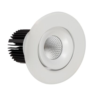 ΣΠΟΤ LED ΧΩΝΕΥΤΟ ΚΙΝΗΤΟ 24W 3000K 2.400lm 40° IP20 ΛΕΥΚΟ ΜΑΤ VK/04291/W/C VK