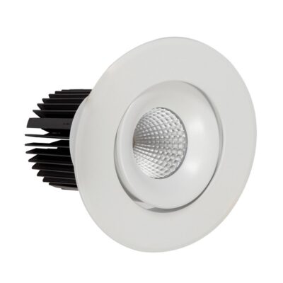 ΣΠΟΤ LED ΧΩΝΕΥΤΟ ΚΙΝΗΤΟ 24W 4000K 2.400lm 40° DIMMABLE IP20 ΛΕΥΚΟ ΜΑΤ VK/04292/W/D/C VK