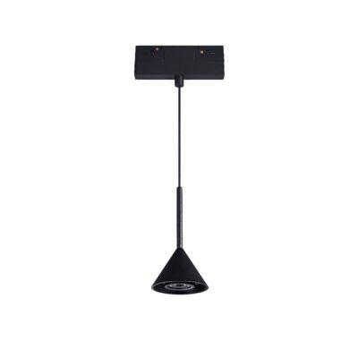 ΦΩΤΙΣΤΙΚΟ ΜΑΓΝΗΤΙΚΗΣ ΡΑΓΑΣ LED 48V 6W 3000K ΜΑΥΡΟ VK/04382/CE/B VK