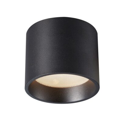 ΦΩΤΙΣΤΙΚΟ LED ΟΡΟΦΗΣ ΑΔΙΑΒΡΟΧΟ 220-240V 4W 3000K 200lm CRI>90 IP44 8.5cm ΜΑΥΡΟ  VK/02169/CE/B/W/85