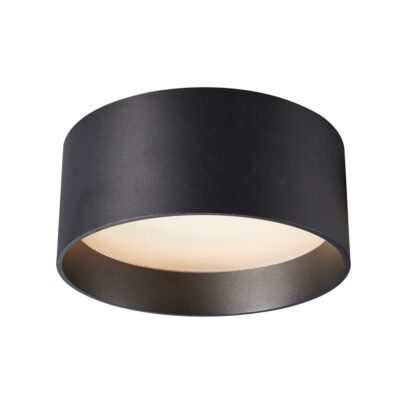 ΦΩΤΙΣΤΙΚΟ LED ΟΡΟΦΗΣ ΑΔΙΑΒΡΟΧΟ 220-240V 17W 4000K 1.290lm IP44 18.5cm ΜΑΥΡΟ VK/02169/CE/B/C/185 VK