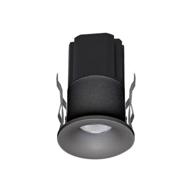 ΧΩΝΕΥΤΟ ΦΩΤΙΣΤΙΚΟ ΟΡΟΦΗΣ LED 5W 3000K 612lm 30° IP20 4.2cm ΜΑΥΡΟ  VK/04429/B/W VK