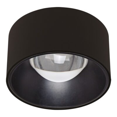 ΦΩΤΙΣΤΙΚΟ LED ΟΡΟΦΗΣ ΑΔΙΑΒΡΟΧΟ 220V 29W 3000K 2.281lm CRI>90 IP54 12cm ΜΑΥΡΟ  VK/04451/B/W/120 VK