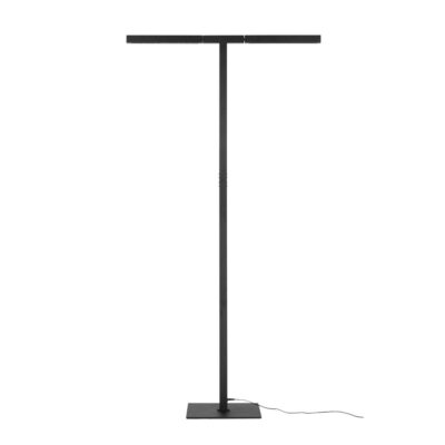 ΦΩΤΙΣΤΙΚΟ ΔΑΠΕΔΟΥ LED 220-240V 24W 3000K 481lm IP20 155x80cm ΜΑΥΡΟ  VK/04457/B/W VK
