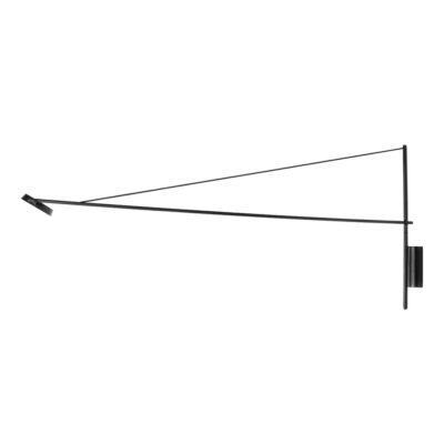 ΦΩΤΙΣΤΙΚΟ ΤΟΙΧΟΥ LED 220-240V 6W 3000K 258lm IP20 10x52x122cm ΜΑΥΡΟ  VK/04458/WA/B/W VK