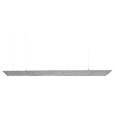 MUTE ΗΧΟΜΟΝΩΤΙΚΑ ΦΩΤΙΣΤΙΚΑ LED 3000K 60W 7400lm ΓΚΡΙ VK/04564/242G/W/DA VK