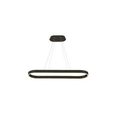 ΦΩΤΙΣΤΙΚΟ LED ΚΡΕΜΑΣΤΟ ΜΑΥΡΟ 3000Κ 79W 5.254lm 120cm CRI>80 IP20  VK/04568/PE/B/W/120