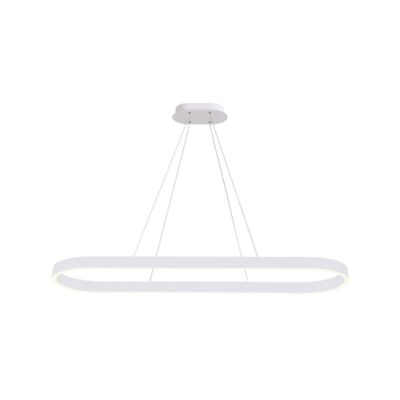 ΦΩΤΙΣΤΙΚΟ LED ΚΡΕΜΑΣΤΟ ΛΕΥΚΟ 3000Κ 101W 7.101lm 150cm CRI>80 IP20  VK/04568/PE/W/W/150
