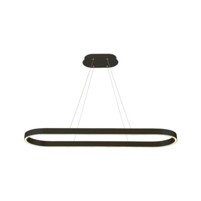 ΦΩΤΙΣΤΙΚΟ LED ΚΡΕΜΑΣΤΟ ΜΑΥΡΟ 3000Κ 101W 7.101lm 150cm CRI>80 IP20   VK/04568/PE/B/W/150