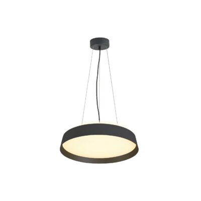 ΦΩΤΙΣΤΙΚΟ LED ΚΡΕΜΑΣΤΟ ΜΑΥΡΟ 3000Κ 38W 2.630lm 40cm CRI>80 IP20  VK/04570/PE/B/W/40