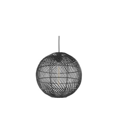 ΦΩΤΙΣΤΙΚΟ ΚΡΕΜΑΣΤΟ ΜΑΥΡΟ E27 MAX 20W LED 35cm IP20   VK/03322/PE/B/35