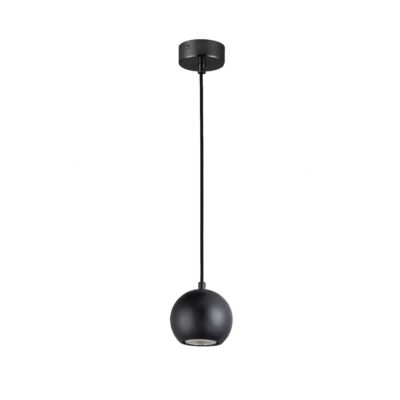ΦΩΤΙΣΤΙΚΟ ΚΡΕΜΑΣΤΟ ΜΑΥΡΟ GU10 MAX 12W LED IP20  VK/03324/PE/B