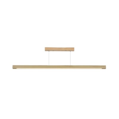 ΦΩΤΙΣΤΙΚΟ LED ΚΡΕΜΑΣΤΟ ΦΥΣΙΚΟ ΞΥΛΟ 3000K 25W 3200lm 150cm CRI>80 IP20  VK/04581/PE/NW/W/150