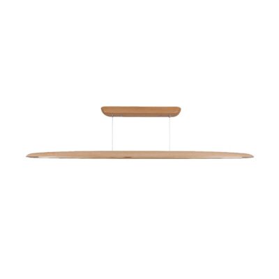 ΦΩΤΙΣΤΙΚΟ LED ΚΡΕΜΑΣΤΟ ΦΥΣΙΚΟ ΞΥΛΟ 3000K 27W 3650lm 180cm CRI>80 IP20  VK/04582/PE/NW/W/180