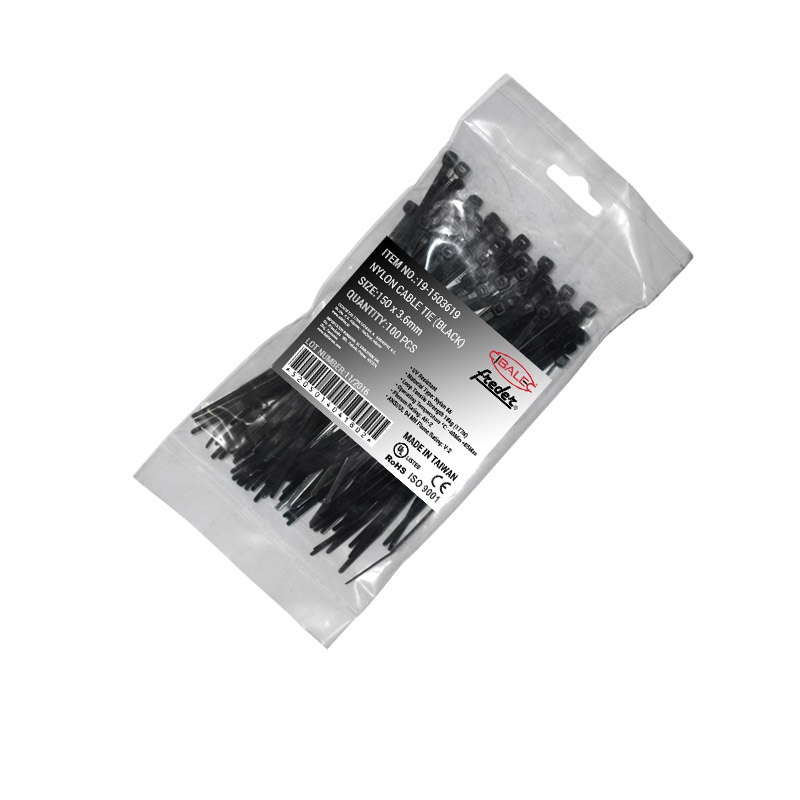 ΔΕΜΑΤΙΚΑ ΝΑΥΛΟΝ ΜΕ ΠΡΟΣΤΑΣΙΑ UV 150 x 3.6 mm ΜΑΥΡA 19-1503619 LUMEN