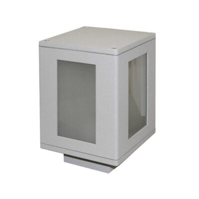 ΦΩΤΙΣΤΙΚΟ ΑΛΟΥΜΙΝΙΟΥ ΤΕΤΡΑΓΩΝΟ 15x15x22cm E27 IP44 ΓΚΡΙ 9-7273206 LUMEN