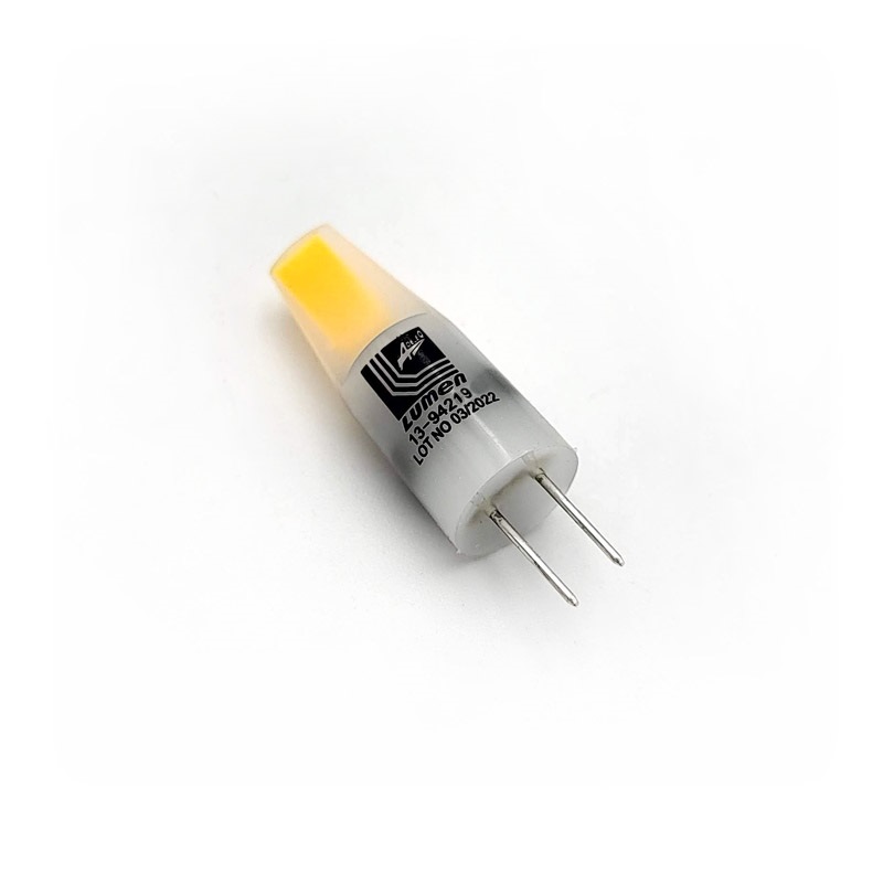 ΛΑΜΠΑ LED ΣΙΛΙΚΟΝΗΣ COB G4 2W 12V AC/DC ΜΑΤ DIMMABLE ΛΕΥΚΟ 13-94219 LUMEN